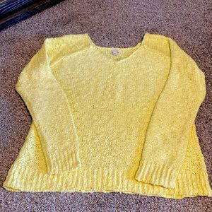 Sonoma yellow sweater